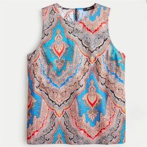 NWT J Crew Ratti Paisley Top